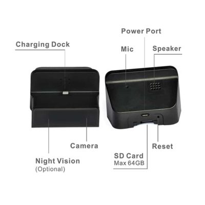 Android charging station with hidden 1080p camcorder - Image 3