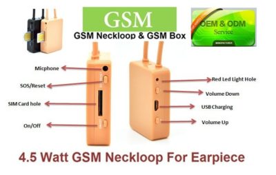 GSM-Abhögeräte | Verdecktes GSM-Headset All-in-One