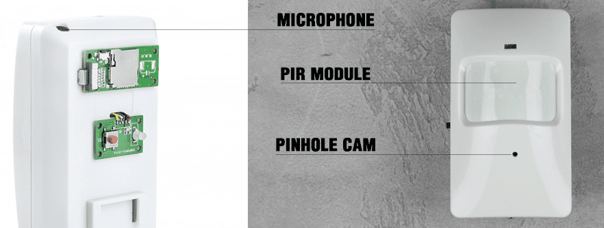 motion sensor pinhole camera