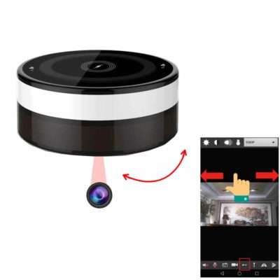 Getarnte Funkkamera | Induktionsladegerät für Smartphones mit getarnter WiFi-Kamera und schwenkbarer Optik