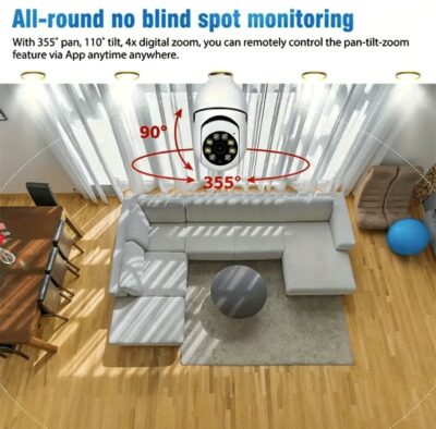 WiFi-PTZ-Kamera für den Innenbereich mit Cloud-Upload – Bild 2