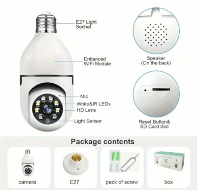 WiFi-PTZ-Kamera für den Innenbereich mit Cloud-Upload – Bild 12