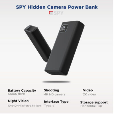 Powerbank mit 2K-Videocamcorder