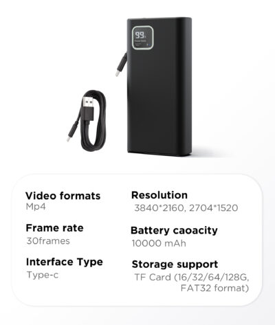 Powerbank mit 2K-Videocamcorder – Bild 13