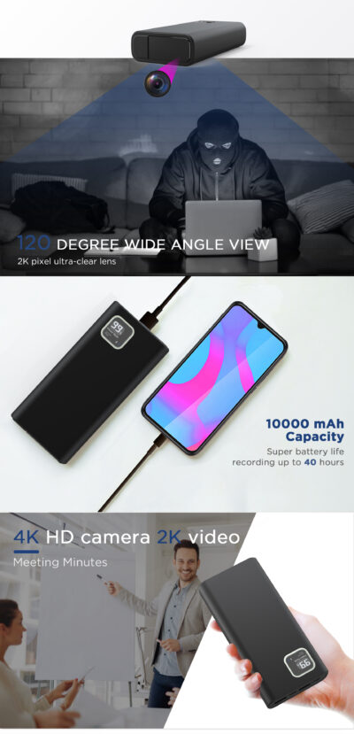 Powerbank mit 2K-Videocamcorder – Bild 15