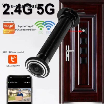 Türspion-Kamera mit Full-HD, WiFi und Cloud-Upload