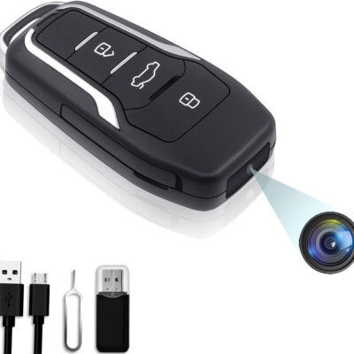 Autoschlüssel mit getarnter FullHD-Kamera, langer Laufzeit und 64GB-MicroSD-Karte