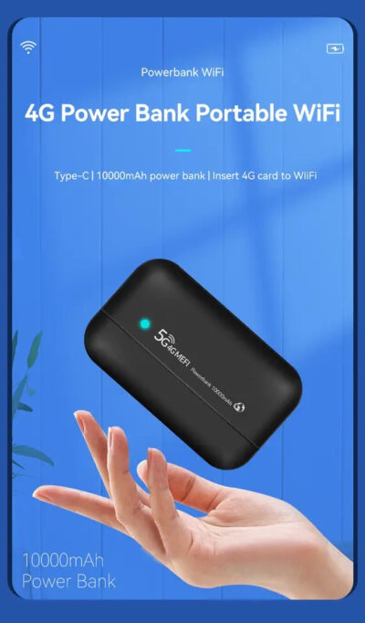 Mobiler 4G-WiFi-Router mit integrierter Powerbank – Bild 4