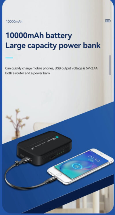 Mobiler 4G-WiFi-Router mit integrierter Powerbank – Bild 8