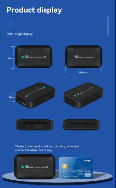Mobiler 4G-WiFi-Router mit integrierter Powerbank – Bild 13