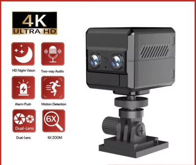 4G-Videocamcorder mit Fernübertragung und optischem 6-fach-Zoom in UltraHD