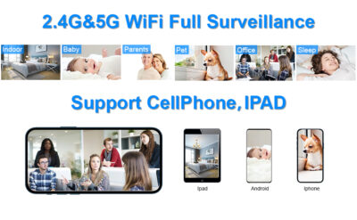 4K-UltraHD-Kamera mit WiFi in Tischuhr mit Tuya-Cloud-Upload – Bild 9