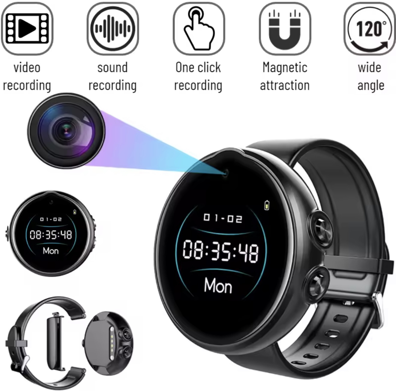 Video-Armbanduhr mit Full-HD-Auflösung