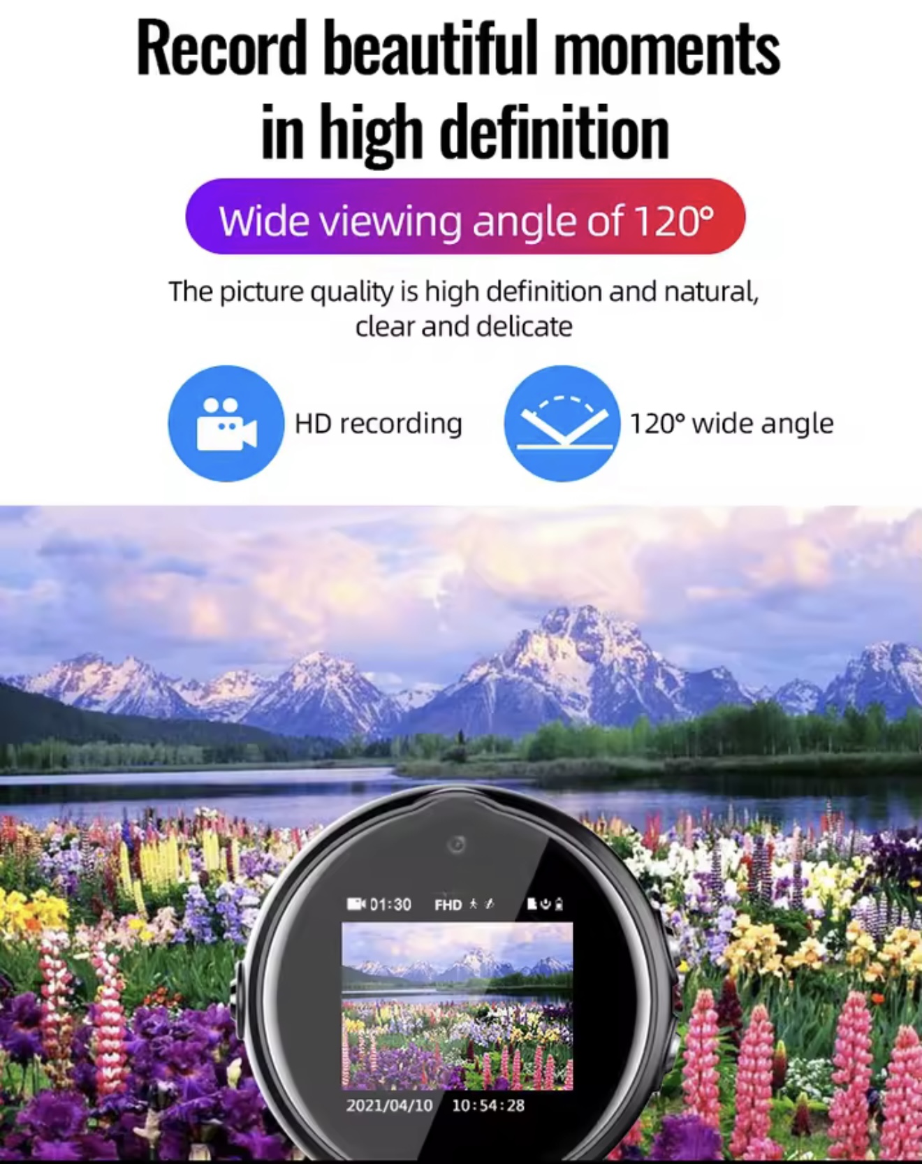 Video-Armbanduhr mit Full-HD-Auflösung – Bild 6