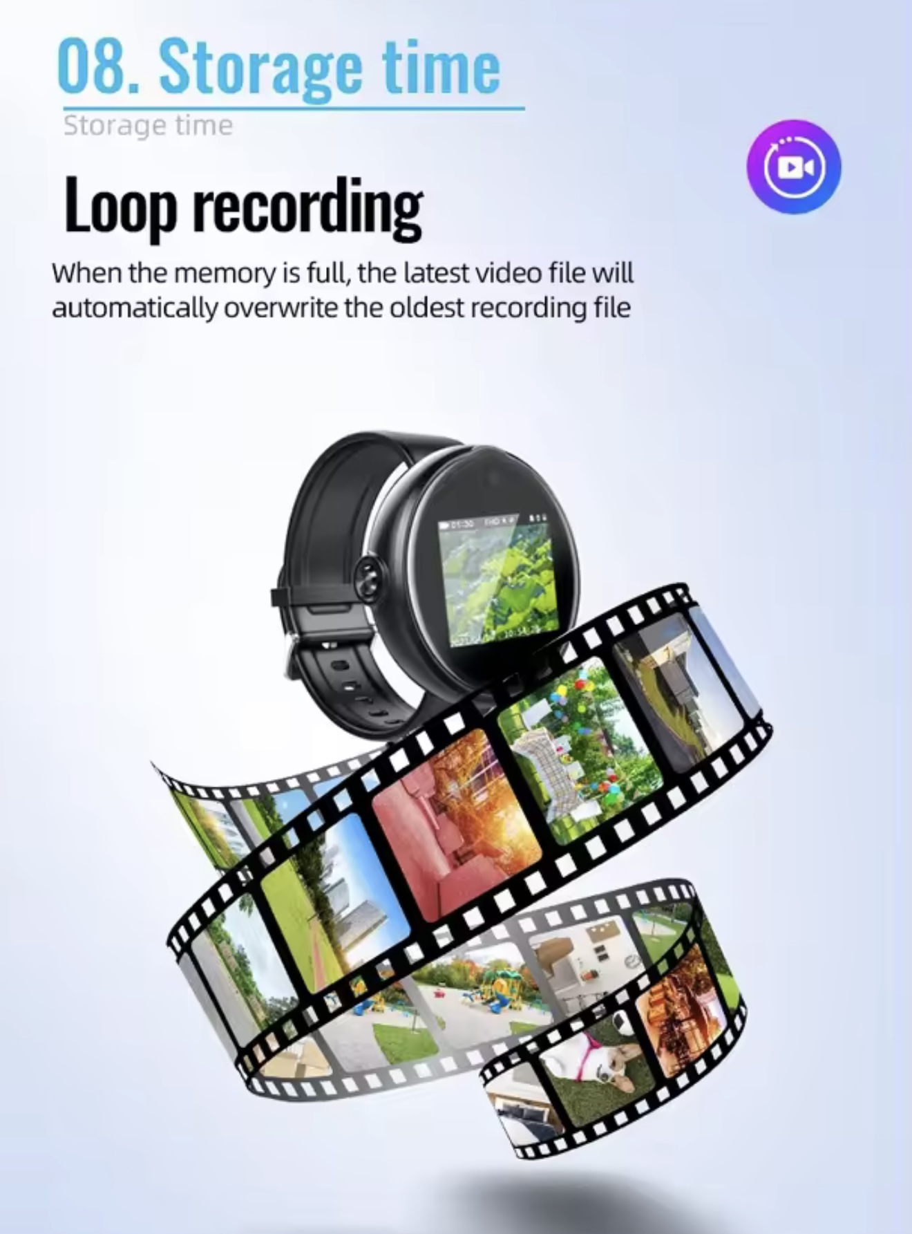Video-Armbanduhr mit Full-HD-Auflösung – Bild 11